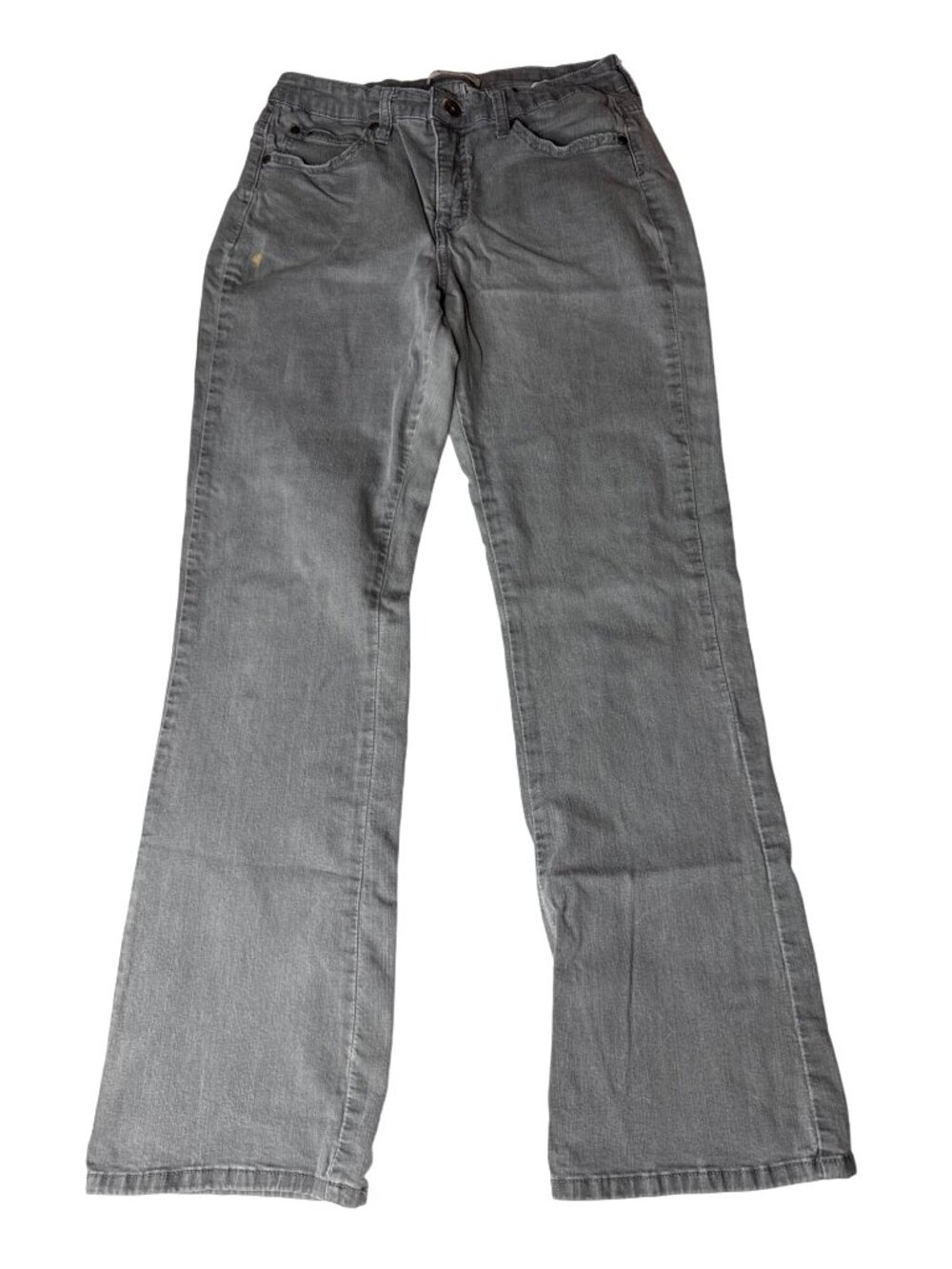 Lee Womens Slender Secret Gray Bootcut Denim Jeans 12M